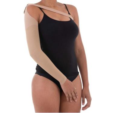 Imagem de Braçadeira 30-40 bh comfortline cotton longa pulso bege - venosan, G