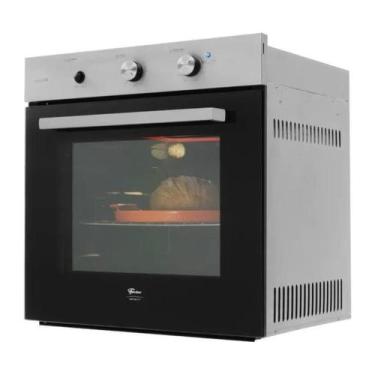 Imagem de Forno a gás de embutir fischer infinity 78 litros com grill 220v, Inox