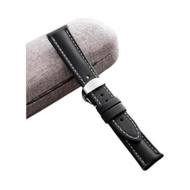 Imagem de Pulseira De Nylon Impermeável Para Relógio Com Fecho Borboleta De Libe