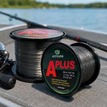 Imagem de Kit 4 Linhas Pesca Ottoni Aplus 0,50mm 38lb 17,3k 490m