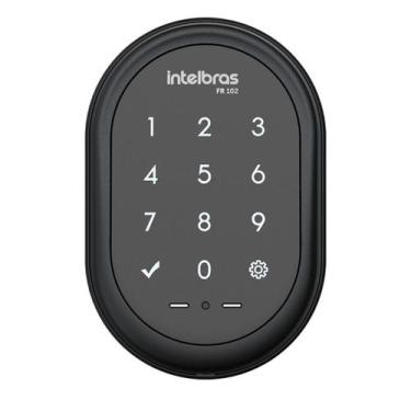 Imagem de Fechadura Digital Eletrônica de Sobrepor FR 102 Intelbras Preto
