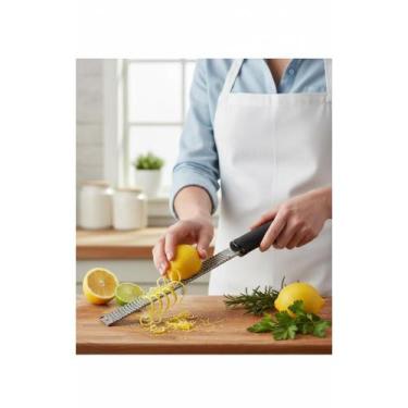 Imagem de Ralador Inox Zester Cinza - Cortes Finos e Precisos - Congratulations 