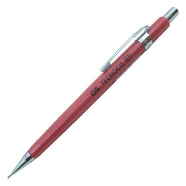 Imagem de Lapiseira Técnica 0.7mm TecnoCis Boho Vermelho, Vermelho