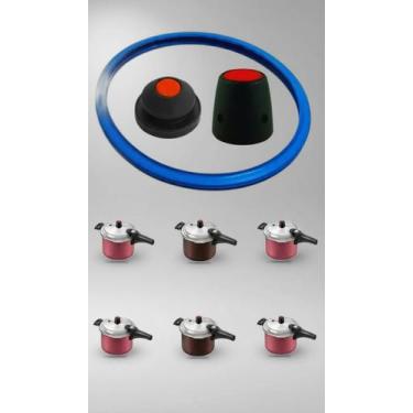 Imagem de Kit Borracha Válvula Pino Panela Pressão Universal - Congratulations S