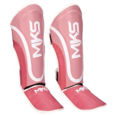 Imagem de Caneleira MKS Combat Prospect Muay Thai e Kickboxing, Rosa, G