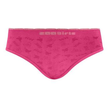 Imagem de Calcinha Tanga Infantil sem Costura Love Pink - Zee Rucci, M