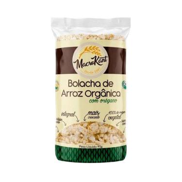Imagem de Bolacha de Arroz Orgânica com Orégano MacroKant  95g
