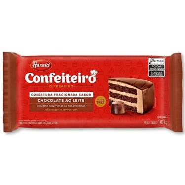 Imagem de Barra Cobertura Harald Confeiteiro 1,01Kg - Ao Leite