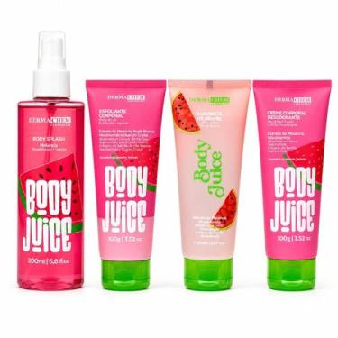 Imagem de Kit Dermachem Body Juice Linha Completa 4 Itens Fragrâncias:Melancia