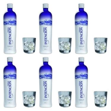 Imagem de Kit 06 Vodka Intencion 5x Destilada Garrafa 900ml