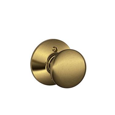 Imagem de Schlage Lock Company F170 PLY 609 Schlage 134 N Nsl Plymouth falsa, latão antigo