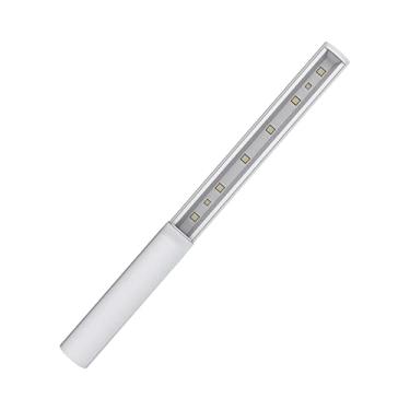 Imagem de Feit Electric UVC/WAND/6W/LED 6W recarregável portátil UV-C luz 270-280 nm para casa, hotel, viagem, restaurante, desinfetante, varinha higienizante, 30,5 cm C x 2,5 cm P, branca