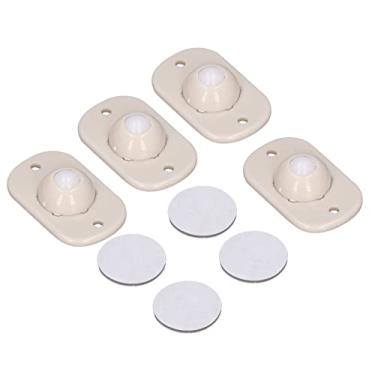 Imagem de Rolos de gaveta, rotação livre de 360°, bordas redondas universais para cozinha para mesa de trabalho para armazenamento de cosméticos