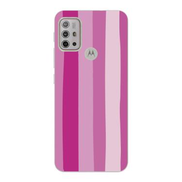 Imagem de Capa Case Capinha Motorola Moto G30 Arco Iris Rosa