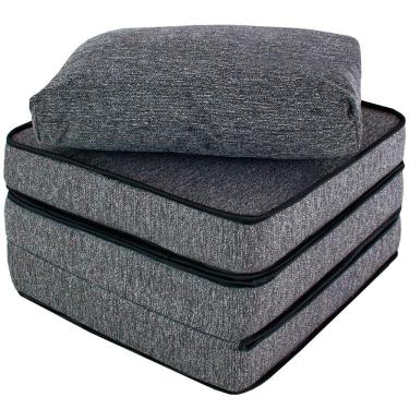 Imagem de Puff com Travesseiro Solteiro Multiuso 3 em 1 BF Colchões