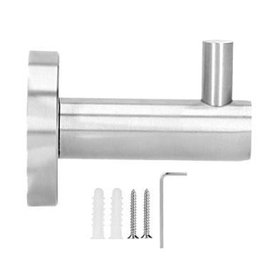 Imagem de Gancho de cabide multifuncional de parede,gancho de parede de a?o inoxid¨¢vel, cabide de toalha, ganchos para cozinha, banheiro, quarto, Gancho de parede toalha a?o inoxid¡§¡ével Cabide cabide mult