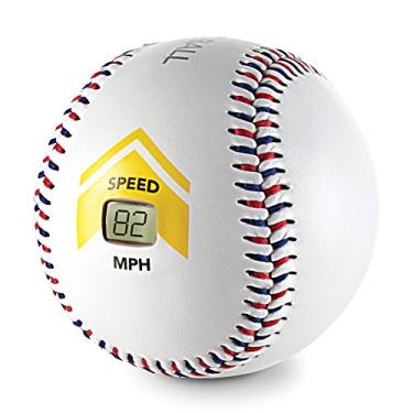 Imagem de SKLZ Bullet Ball - Sensor de velocidade de arremesso de beisebol, branco