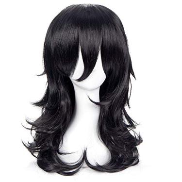 Imagem de Peruca Cosplay Anime, Peruca Festa Halloween, Rede Cabelo Grátis (Peruca Azawa Shouta)