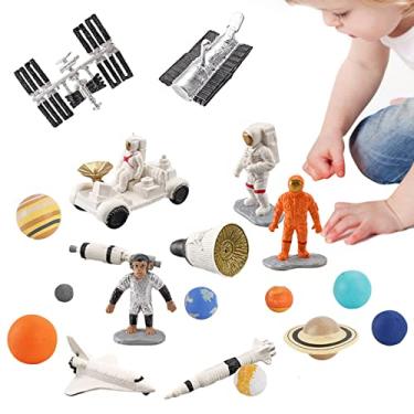 Imagem de 5 peças Planetas Bolas Sistema Solar | 19 peças Planetas do Sistema Solar Brinquedos para Crianças Adultos | Astronautas Espaciais para Menino Menina Aniversário Presente Natal Decoração Honeybug