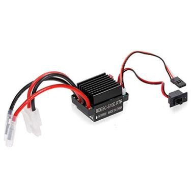 Imagem de Wemay 320A ESC Escovado para frente Controlador de velocidade elétrica reversa com freio à prova d'água Suporte 2-3S Substituição da bateria para HSP Redcat Tamiya RC Car Boat