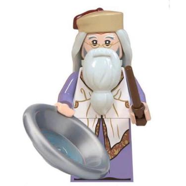 Imagem de Boneco Blocos De Montar Dumbledore Harry Potter Minifigure