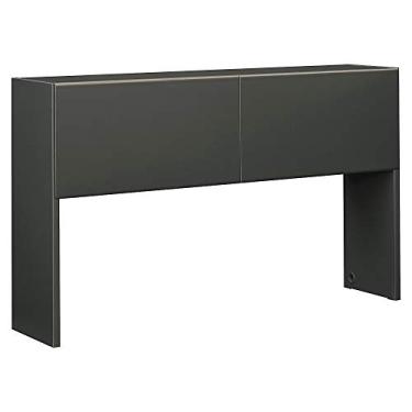 Imagem de HON 386015LS Série 38000 Portas Hutch Flipper para 152 cm com prateleira aberta, 76 cm L x 38 cm A, carvão