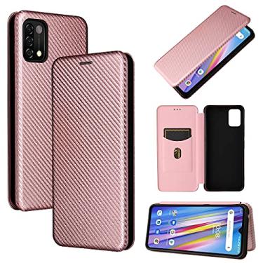 Imagem de For for UMIDIGI A11 Carbon Fiber Texture Horizontal Flip TPU + PC + PU Leather Case with Card Slot