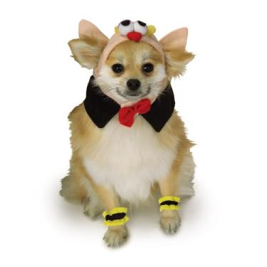 Imagem de Rubie's Fantasia de animal de estimação, médio, acessório de cabeça de vampiro com punhos