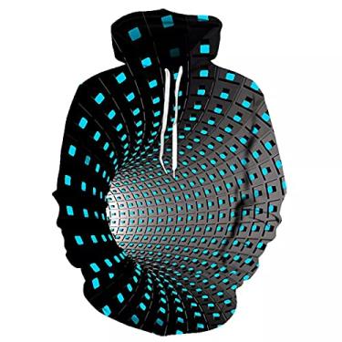 Imagem de CNBPIC Moletom com capuz masculino impresso 3D jaquetas pulôver agasalhos streetwear out