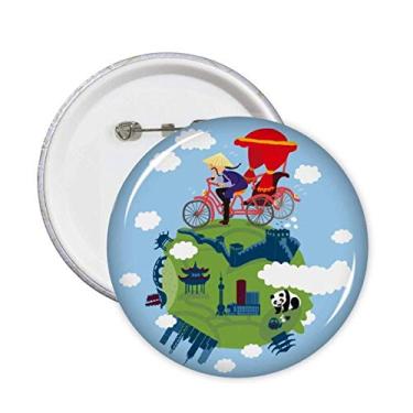 Imagem de Broche de arte de parede chinês The Great Wall 5 peças