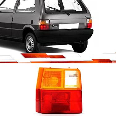 Imagem de Lente Lanterna Traseira Uno 1984 Até 2004 Le Tricolor Lanterna 84801