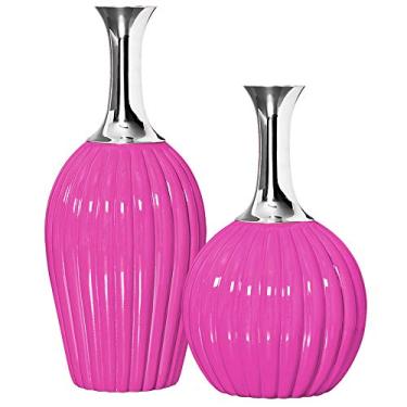 Imagem de Duo Vasos Monaco/lisboa Leblom Ceramicas Pegorin Orquidea