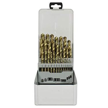 Imagem de Jogo de Brocas Helicoidais C/Haste Cilíndrica 25 Pçs Rocast