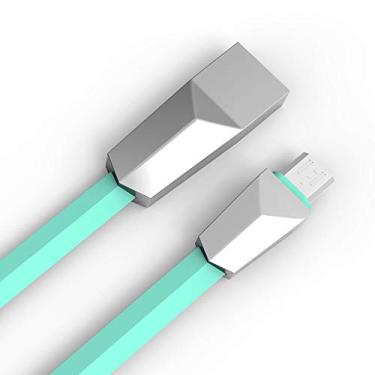 Imagem de Cabo USB-Micro USB C3 Tech, 2.4A, 1M, Fast Charger, CB-M170GR verde