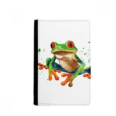 Imagem de Porta-passaporte Polypedatid Green Frogs Notecase Burse carteira carteira porta-cartões