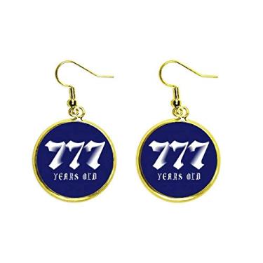 Imagem de Brinco feminino com pingente de orelha de vitalidade de sete cem anos de idade