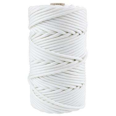 Imagem de GOLBERG G (branco, 11 fio – 2,7 m, 1,8 m enrolador) Paracord tipo IV Milspec Mil-C-5040H – núcleo e revestimento de nylon – cabo utilitário para acampamento, amarrações, artesanato
