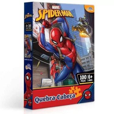 Imagem de Quebra-Cabeça Homem-Aranha 100 Peças Toyster - 8013