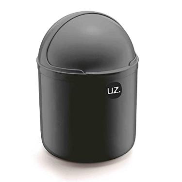 Imagem de Lixeira Para Pia Cozinha Cesto De Lixo 4 Litros Plástico Uz cor:Preto