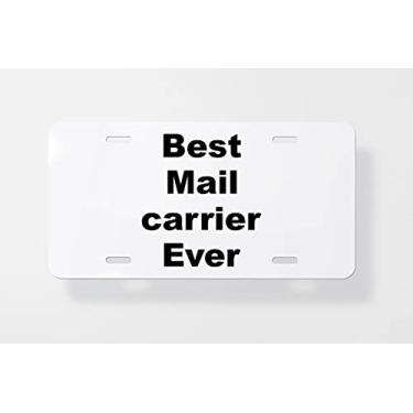 Imagem de Capa para placa de carro para transporte de correio – Capa para placa de carro – Capa para moldura de placa de carro 15 x 30 cm