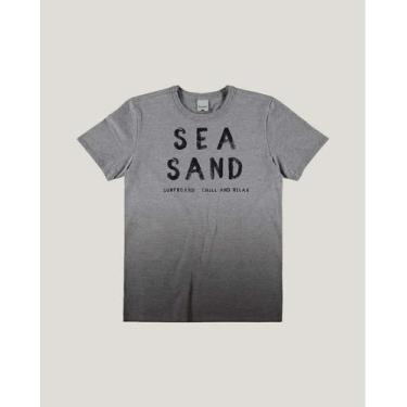 Imagem de Camiseta Infantil Menino Mescla Sea Sand Malwee Kids