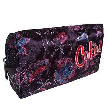 Imagem de Coca-Cola Bags Necessaire Vermelha com Zíper para Armazenamento de Maquiagem e Organização de Cosméticos