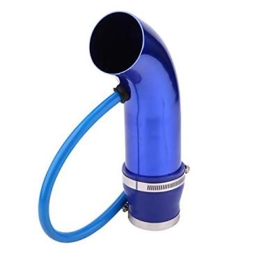 Imagem de Kit de tubo de admissão de ar frio, kit universal de mangueira de tubo de admissão de ar frio de 76 mm/3 polegadas peças do sistema de filtro automotivo para substituição de carro (azul)