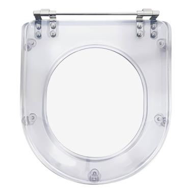 Imagem de Assento Sanitário Acrilico Transparente Calypso para vaso Incepa