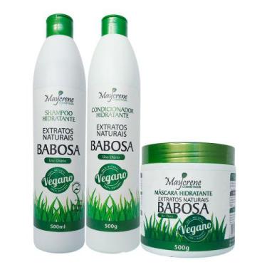 Imagem de Kit De Tratamento Capilar Babosa (Shampoo, Condicionador E Máscara 500