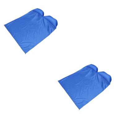 Imagem de BESPORTBLE 2 Peças Tapete De Acampamento Tapete De Dormir Tapete De Dormir De Acampamento Com Travesseiro Colchão De Ar De Acampamento Almofada De Dormir Ao Ar Livre Inflar Tapete De Dormir