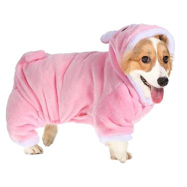 Imagem de Pijama Para Cachorro Cachorro Porte Medio Roupa Rosa Cachorro Roupas Para Animais De Estimação Roupas De Cachorro Dia Das Bruxas Camisolas Para Cães Cachorro Natal Casaco O Gato