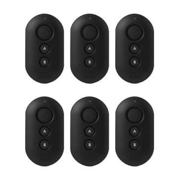 Imagem de Kit 06 Controles Remoto Intelbras Xac 4000 Smart Preto, Alarme, Portão Eletronico 433,92 Mhz