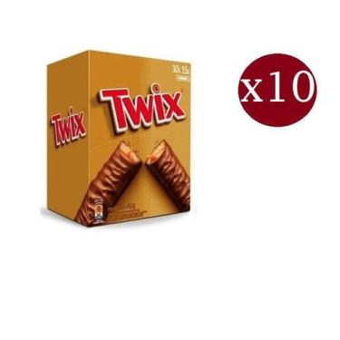 Imagem de Chocolate Twix 15G Com 300 Unidades Caramelo Macio - Mars