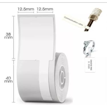 Imagem de 1- Etiqueta Niimbot Cabo Joias Óculos (100un) B1/b21/b3s/b203